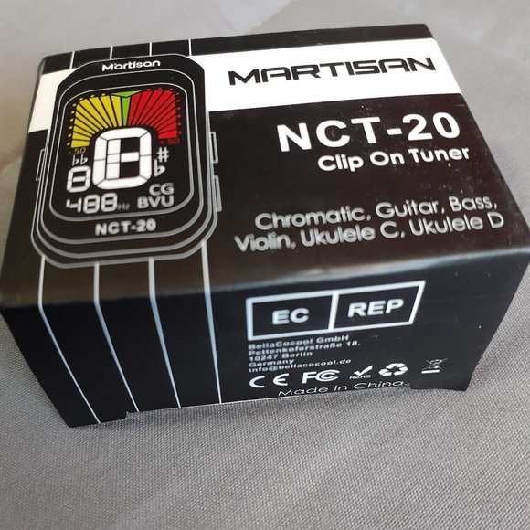 Guitar Tuner Clip-On Tuner Digital Electronic Tuner with LCD Display NCT-20 BASS - Picture 6 of 6